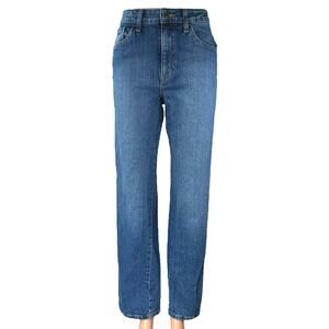 Guess 90s Dad Fit Women's Blue High Waisted Straight Leg Denim Jeans Size 25